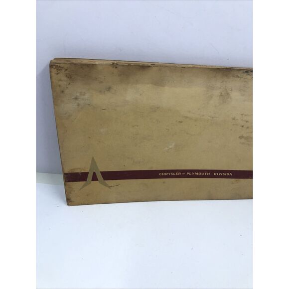1962 Original Plymouth Owners Manual Guide. Vintage. Please Read - Picture 4 of 10